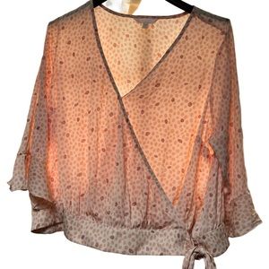 Lauren Conrad elegant pink blouse